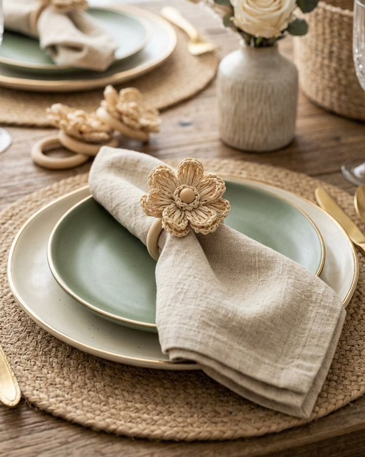Bulaklak Serviettenring 6er Set