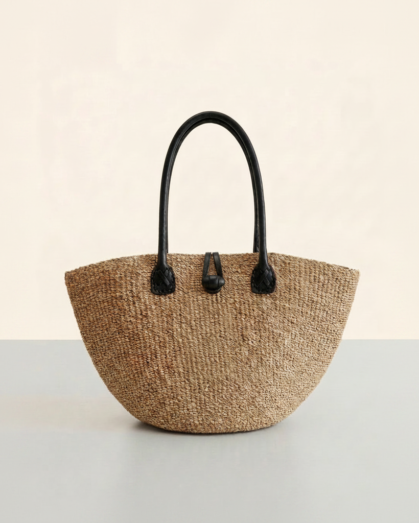 Mutya Handwoven Abaca Tote - Luxury Artisanal Handbag